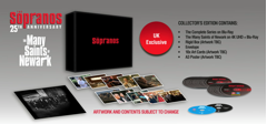 The Sopranos Seasons 1 to 6 Complete Collection Limited Edition Blu-Ray