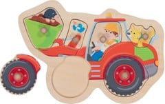 Goki - Steckpuzzle Schaufelbagger (57345)