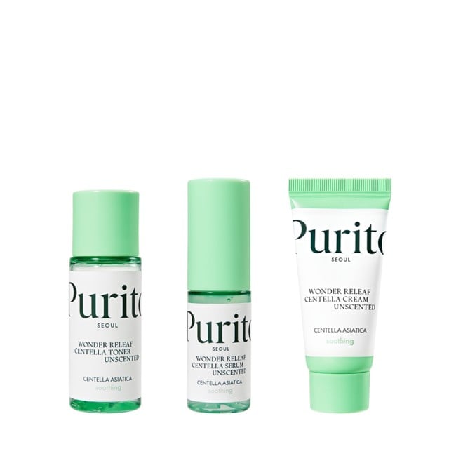 Purito SEOUL - Wonder Releaf Centella Mini Kit Unscented - Mini