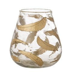 Bloomingville - Fidelia Votive - Gold - Recycled Glass