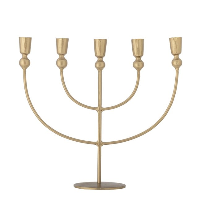 Bloomingville - Linka Candle Holder - Gold - Metal