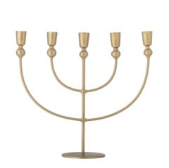 Bloomingville - Linka Candle Holder - Gold - Metal