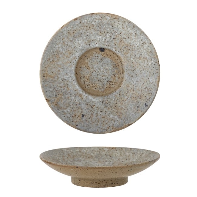 Bloomingville - Luuk Candle Holder - Grey - Stoneware