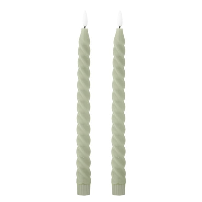 Bloomingville - Ponza LED Candles - Green