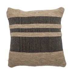 Bloomingville - Temi Cushion - Black - Recycled Cotton