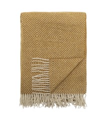 Bloomingville - Hoshi Throw - Yellow - Merino Wool