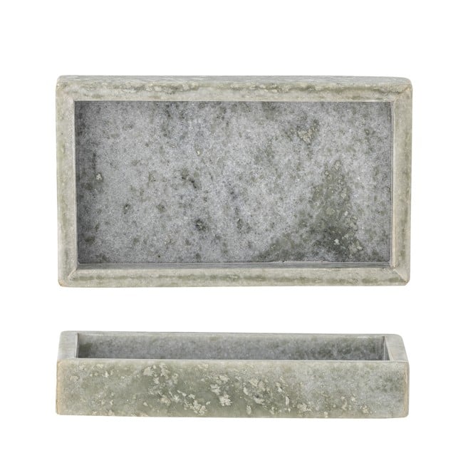 Bloomingville - Majsa Tray - Green - Marble