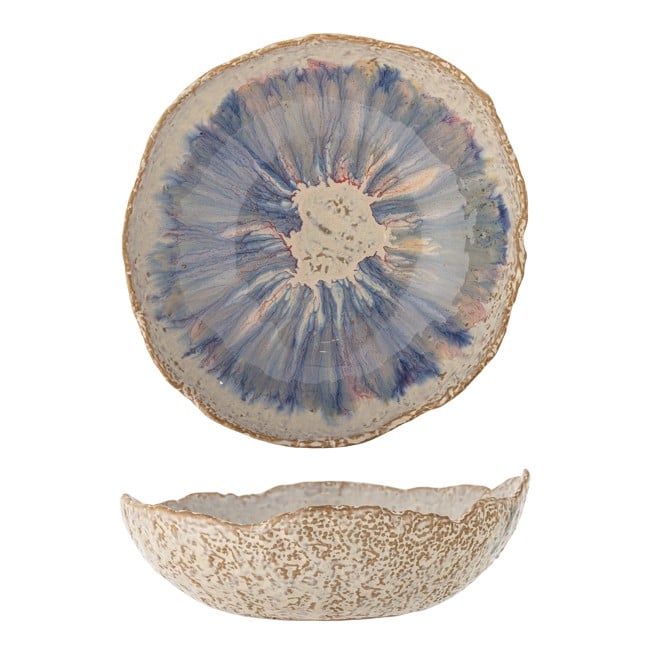 Bloomingville - Amalia Bowl - Blue - Stoneware