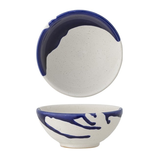 Bloomingville - Okayama Bowl - Blue - Stoneware