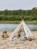 Bloomingville MINI - Millo Children's Tipi - Nature - Cotton thumbnail-5