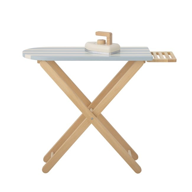 Bloomingville MINI - Sande Toy Ironing Board & Iron, Blue, FSC® 100%, Pine - (82058193)