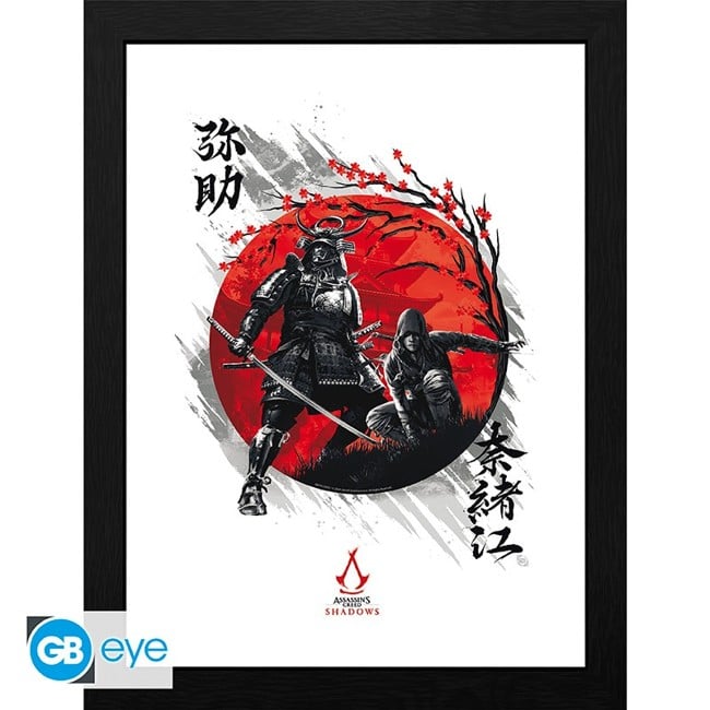 ASSASSIN'S CREED - Indrammet print "Shadows Yasuke & Naoe" (30x40) x2