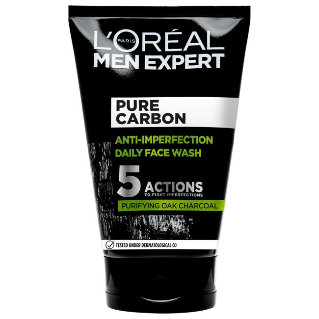 L'Oréal - Paris Men Expert Pure Carbon Anti-Imperfection Daily Face Wash - 100ml