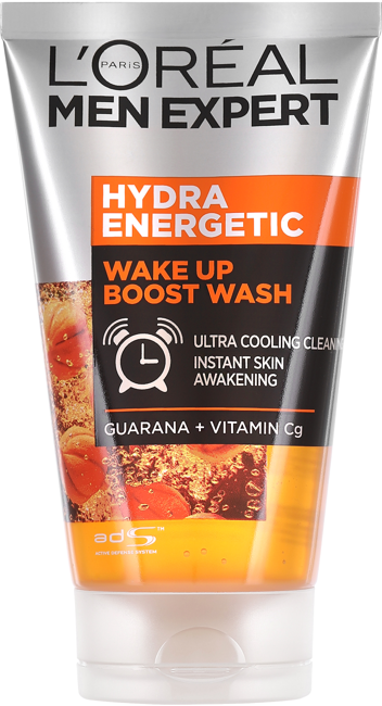 L'Oréal - Paris Men Expert Hydra Energetic Wake Up Boost Wash 100 ml - Reinigungscreme