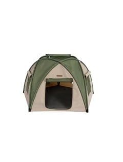 Nordic Paws - Ludvig pet tent, green/grey 100 x 100 x 53 cm - (7000241012575)