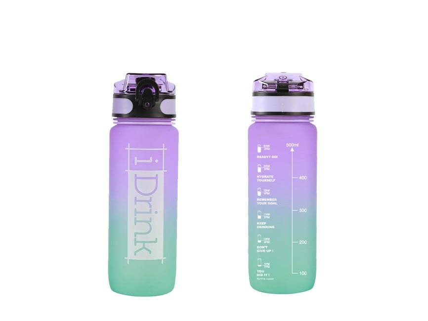 I-Drink - Tritan Bottle - 750 ml purple and aquamarine (ID2121)