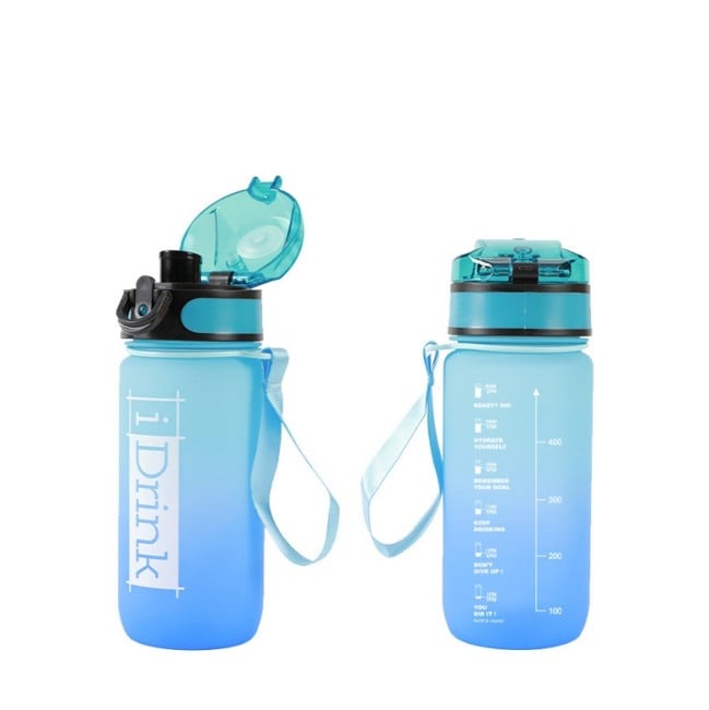 I-Drink - Tritan Bottle - 500 ml. light blue and blue (ID2126)