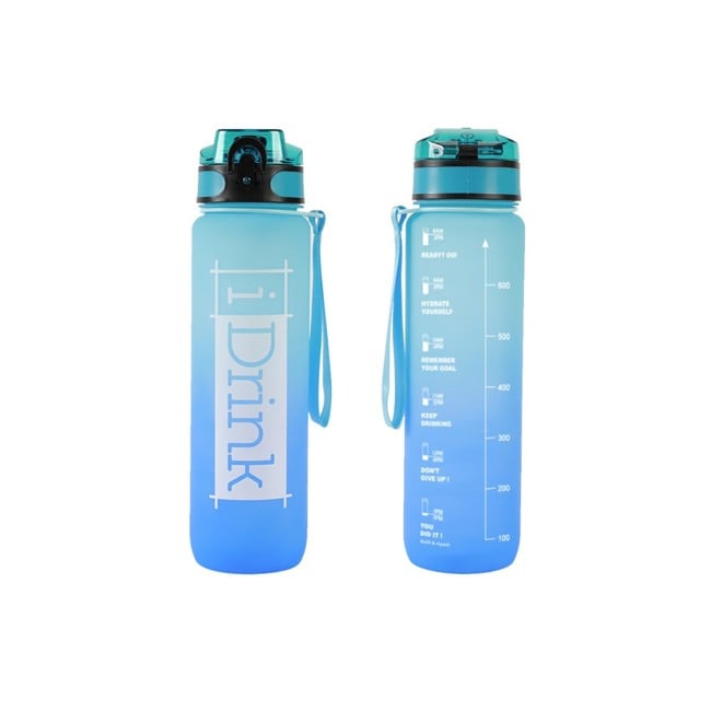 I-Drink - Tritan Bottle - 1000 ml. light blue and blue