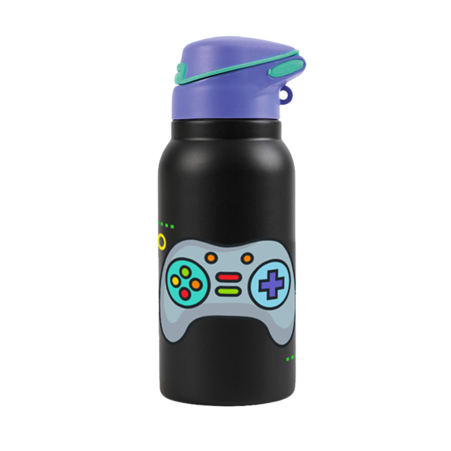 I-Drink - Thermal Bottle - 350 ml - LET'S PLAY with foldable cap (ID0514)