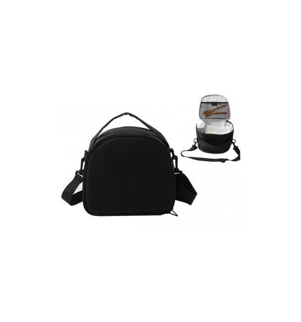 I-Drink - Crossbody Lunch Bag - BLACK (ID6051)