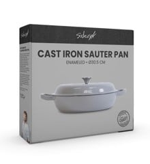 Sobczyk - Enameled cast iron sauté pan - 30.5cm