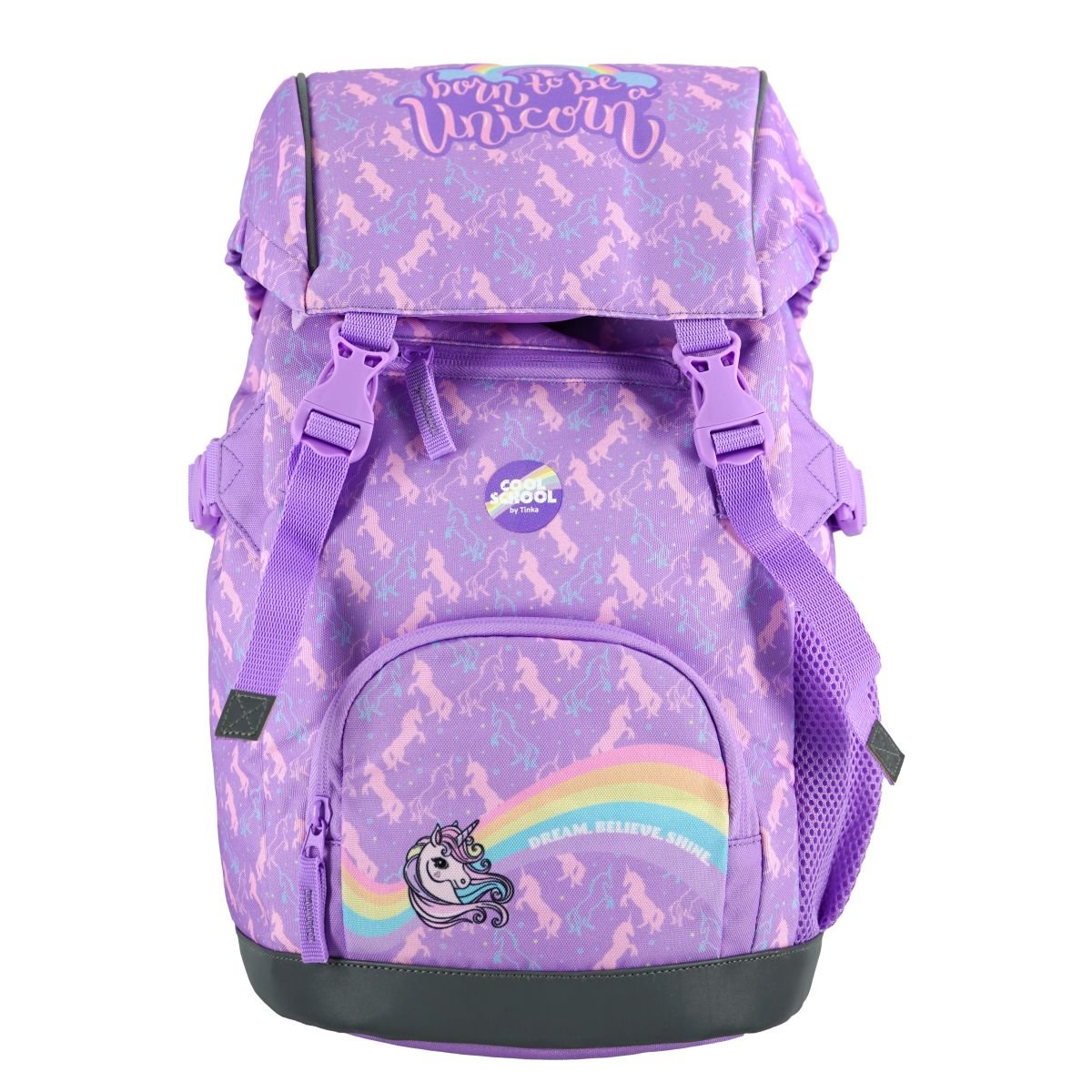 Tinka - School Backpack 22l - Unicorn Purple (8-804702)