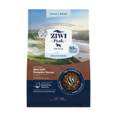 Ziwipeak - Steam & dried beef pouch, dog 3,2 kg.