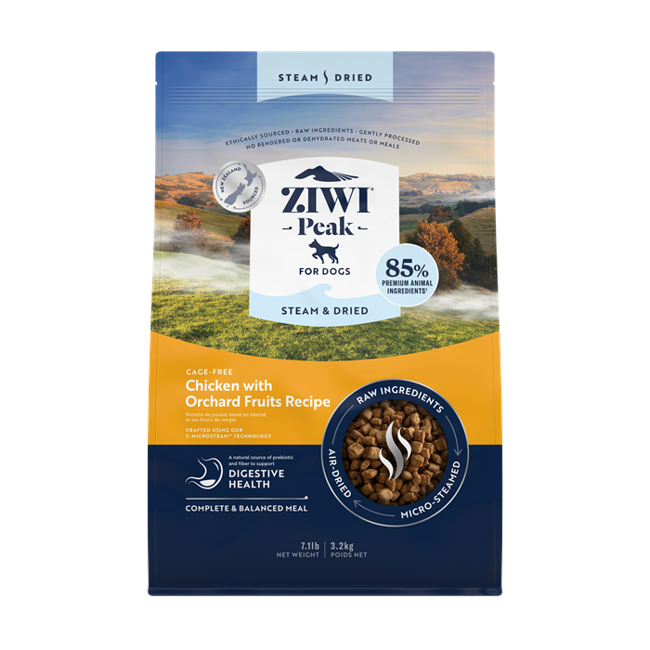 Ziwipeak - Steam & dried Chicken, dog 3,2 kg - (zp081)