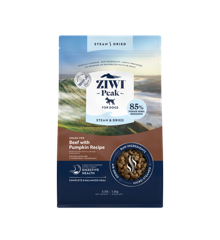 Ziwipeak - Steam & dried beef pouch, dog 1,5 kg.