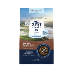 Ziwipeak - Steam & dried beef pouch, dog 800 gr.