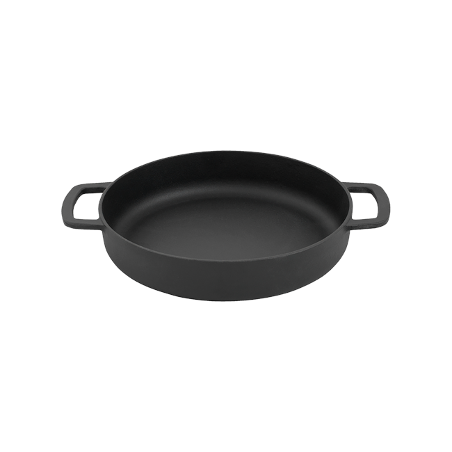 Combekk - Sous-Chef Double Handle Cast Iron Frying Pan, 24 cm