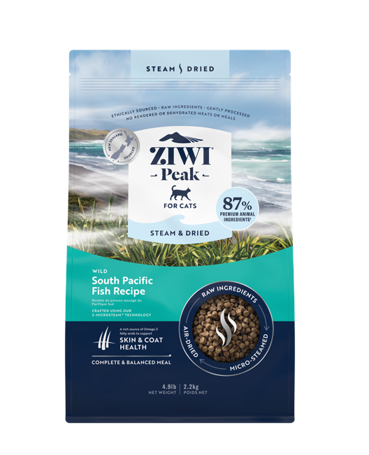 Ziwipeak - Steam & dried fish, cat 2,2 kg..