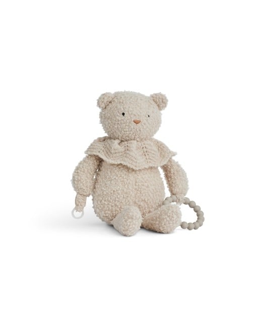 Smallstuff - Activity bear, bouclè merino wool, nature - (40006-02)