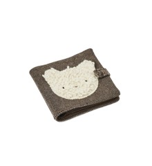 Smallstuff - Fotobog, bamse - brown/sandy - 13 x 13 cm