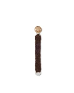 Smallstuff - Knitted dummychain - bouclè merino wool - brown - 22 cm (42004-02)