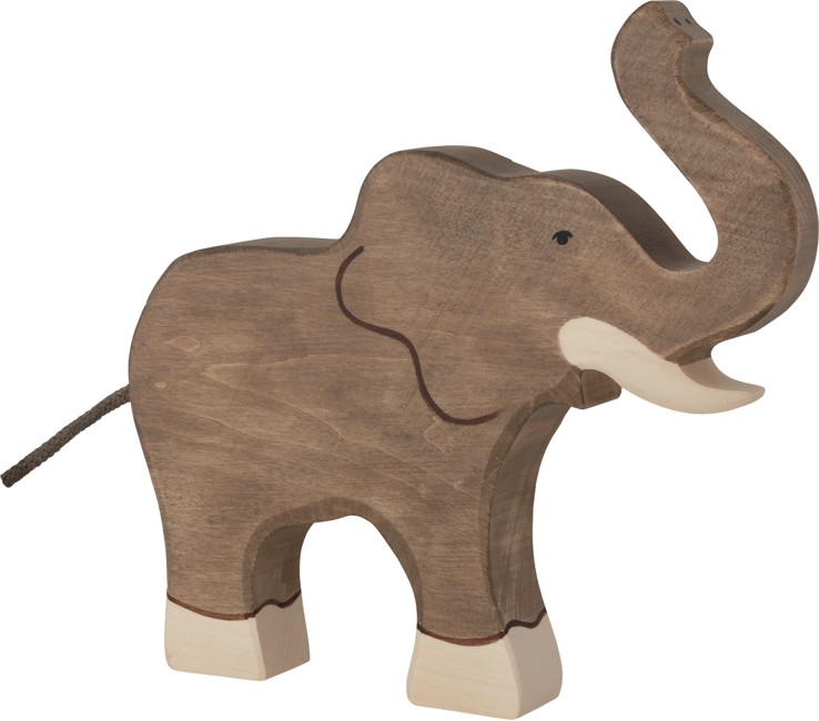 Goki - Elephant, trunk raised - (80148)