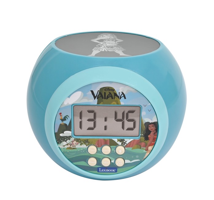 Lexibook - Moana - Projector Alarm Clock (RL977VN)