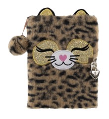 Tinka - Plush Diary with Lock - Leopard (8-802165)