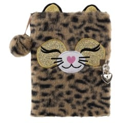 Tinka - Plush Diary with Lock - Leopard (8-802165)