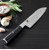 Miyabi - 5000 FCD Terästä Santoku-veitsi - Sort - 18 cm thumbnail-3