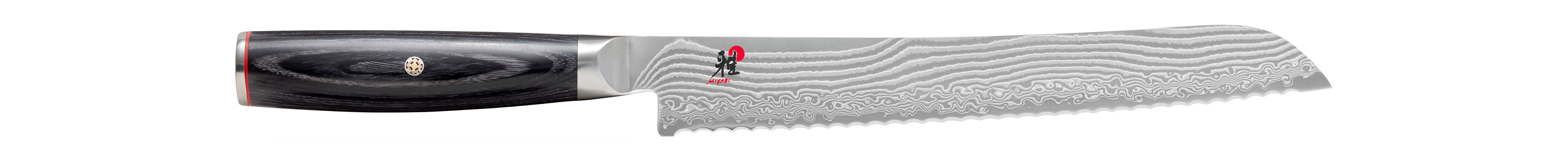 Miyabi - 5000 FC-D Bread knife, serrated edge - Sort - 24 cm