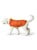 Hunter - Dog RainCoat Milford 25, orange - (204068) thumbnail-4