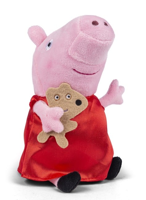 Peppa Pig - Plush 20 cm - Peppa with brown plush