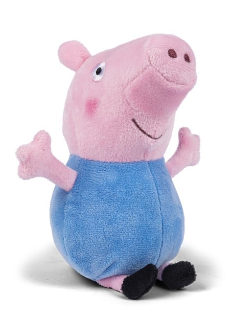 Peppa Pig - Plush 20 cm - George in blue shirt