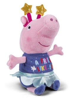 Peppa Pig - Plush 20 cm - Peppa with star hair band