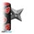 NARUTO SHIPPUDEN - 3D Handle Mug - Akatsuki Shuriken x2 thumbnail-3