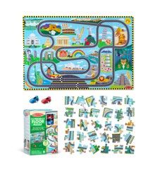 Melissa & Doug -Ræs om jorden - Gulvpuslespil