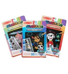 Melissa & Doug - PAW Patrol Scratch Art - 3-Pack ( Chase, Skye, Marshall ) (33308)