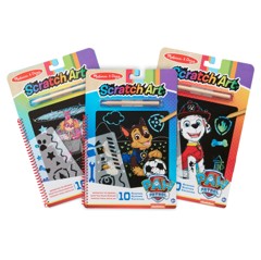 Melissa & Doug - PAW Patrol Scratch Art - 3-Pack ( Chase, Skye, Marshall ) (33308)