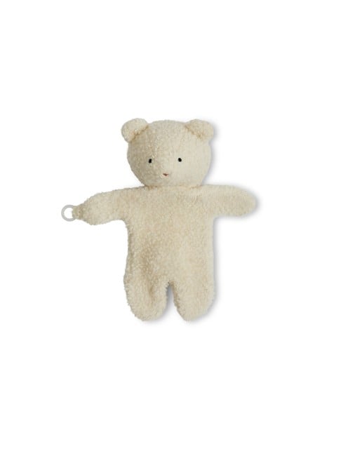 Smallstuff - Activity bear, bouclè merino wool, off white - (40006-01)